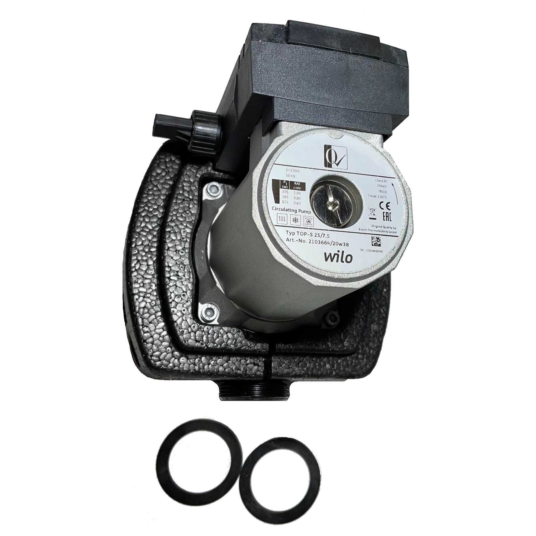Cirkulationspump WILO TOP-S 25/7,5 Molexan | IVT Greenline & HT Plus ...